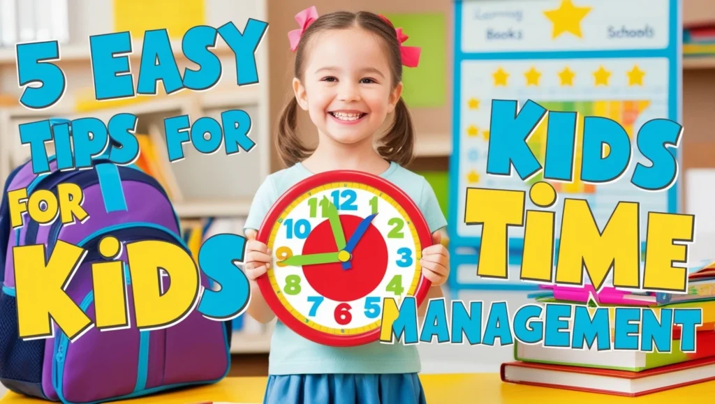 5 Easy Tips to Teach Kids Time Management